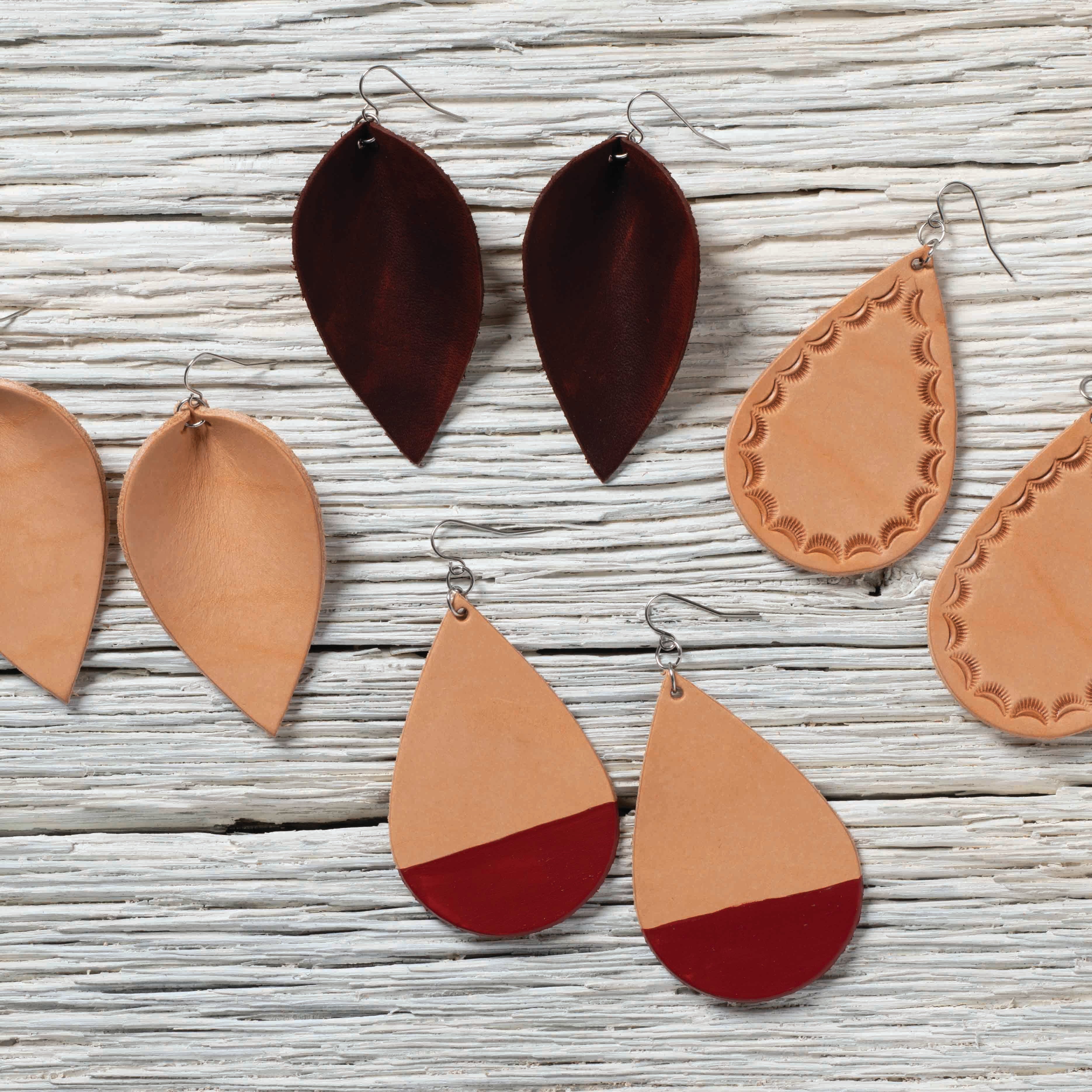 Leather earring sale kit