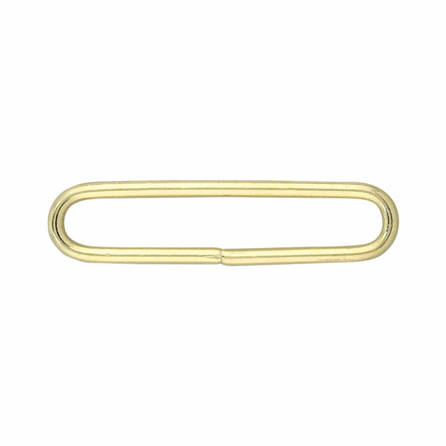 Ohio Travel Bag 1-1/2" Brass, Split Oval Ring, Solid Brass, #P-3246-1-1-2 P-3246-1-1-2