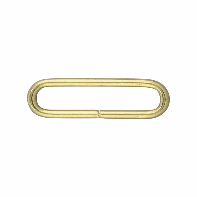 Ohio Travel Bag 1" Brass, Split Oval Ring, Solid Brass, #P-3246-1 P-3246-1