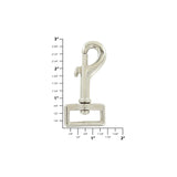 1" Nickel, Bolt Swivel Snap, Zinc Alloy, #P-3219-1-NP