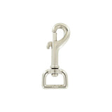 3/4" Shiny Nickel, Bolt Swivel Snap, Zinc Alloy, #P-3219-3-4-NP