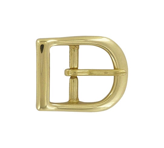 Ohio Travel Bag Buckles 1" Brass, Center Bar Buckle, Solid Brass, #C-1414-SB C-1414-SB