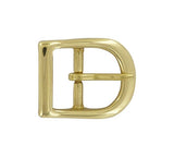 Ohio Travel Bag Buckles 1" Brass, Center Bar Buckle, Solid Brass, #C-1414-SB C-1414-SB