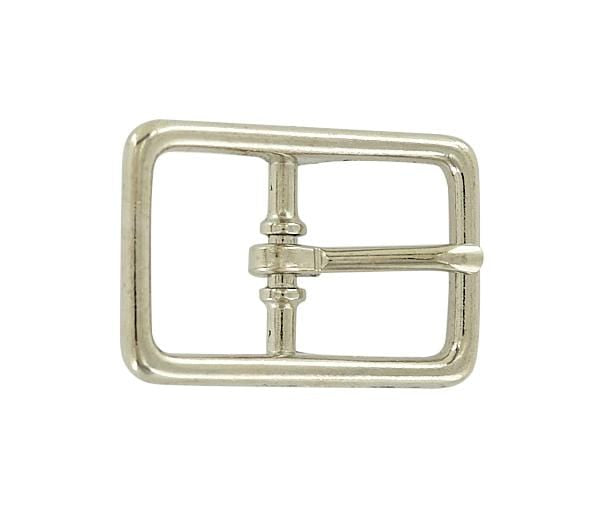 Ohio Travel Bag Buckles 1" Nickel, Center Bar Buckle, Zinc Alloy, #C-1610 C-1610