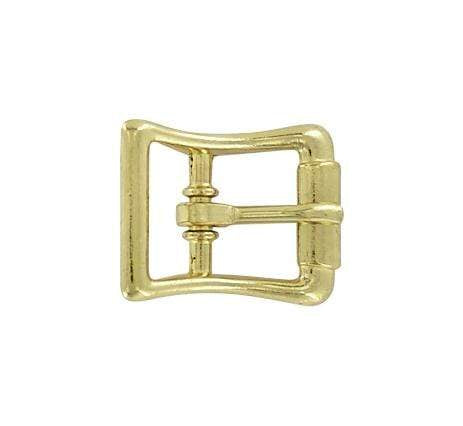 Ohio Travel Bag Buckles 5/8" Brass, Immitation Roller Center Bar Buckle, Zinc Alloy, #C-54-5-8-BP C-54-5-8-BP