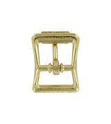 Ohio Travel Bag Buckles 5/8" Brass, Immitation Roller Center Bar Buckle, Zinc Alloy, #C-54-5-8-BP C-54-5-8-BP