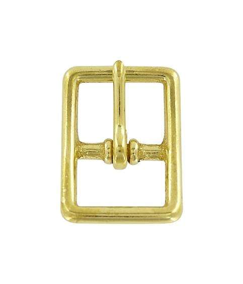 Ohio Travel Bag Buckles 7/8" Brass, Center Bar Buckle, Solid Brass, #C-1464 C-1464