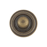 Ohio Travel Bag Fasteners 15/32" Antique Brass, Parallel Spring Snap Stud, Solid Brass, #SW-63-ANTB SW-63-ANTB