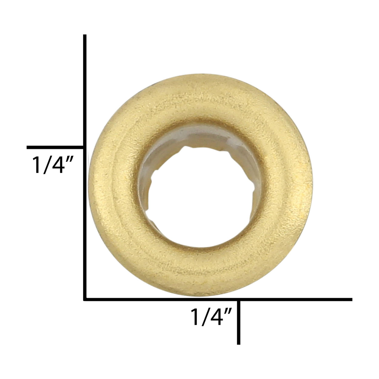 Ohio Travel Bag Fasteners 4.7mm Brass, Eyelet, Solid Brass - 12 pk, #A-345-SB A-345-SB