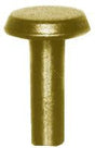 Ohio Travel Bag Fasteners 8/16" Brass, Tubular Rivet, Steel - 12 pk, #310-8-16-BP 310-8-16-BP