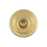 Ohio Travel Bag Fasteners Ligne 24 Brass, Dot Durable Long Cap, Solid Brass, #10127-SB 10127-SB