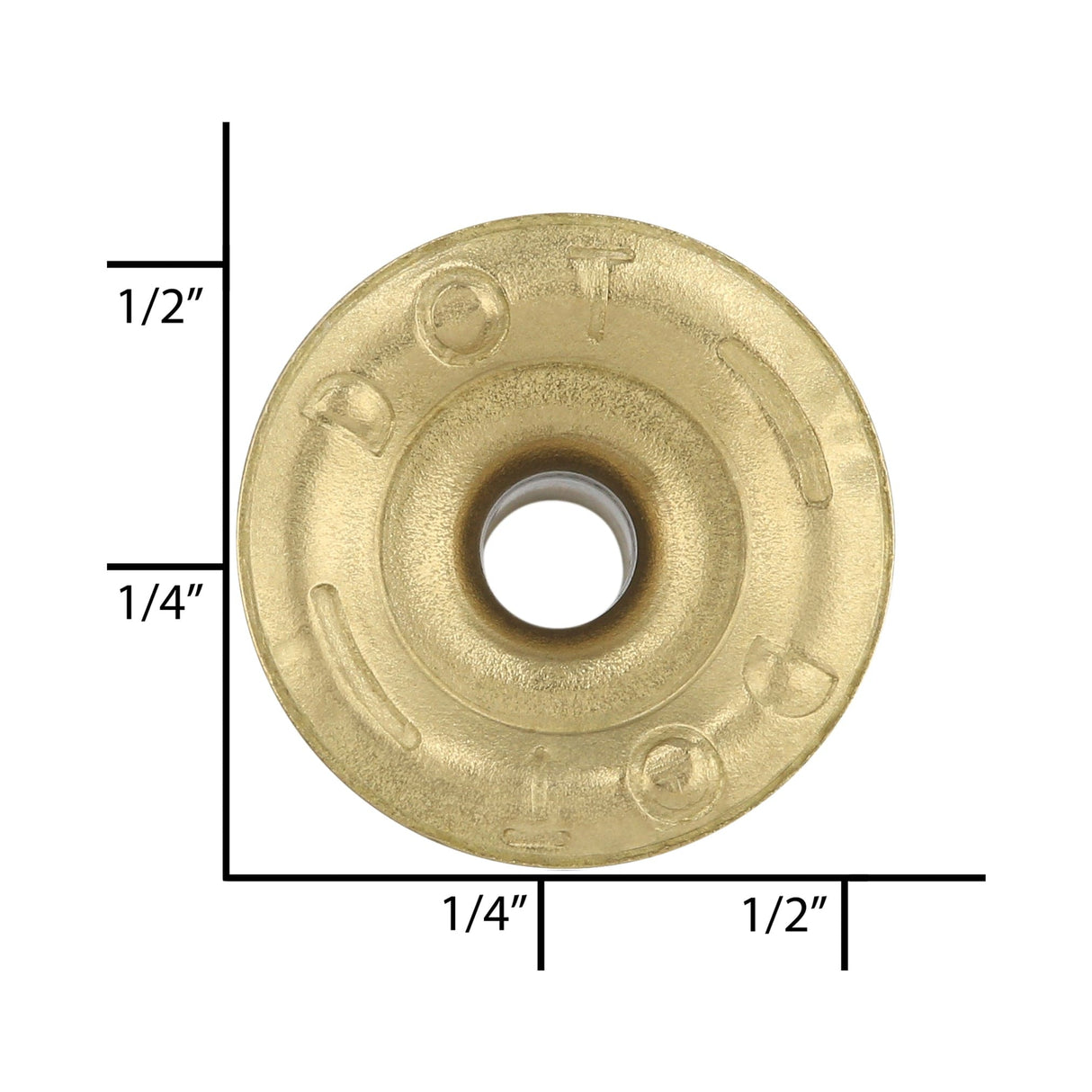 Ohio Travel Bag Fasteners Ligne 24 Brass, Regular Durable Post, Solid Brass, #10414-SB 10414-SB