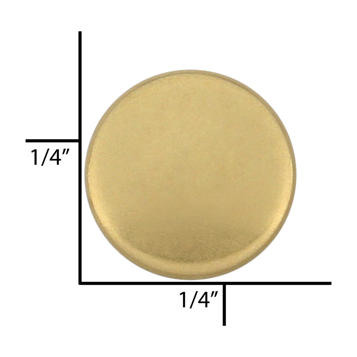 Ohio Travel Bag Fasteners Size 21&22 Brass, Segma Cap, Solid Brass, #21154-B 21154-B