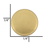 Ohio Travel Bag Fasteners Size 21&22 Brass, Segma Cap, Solid Brass, #21154-B 21154-B