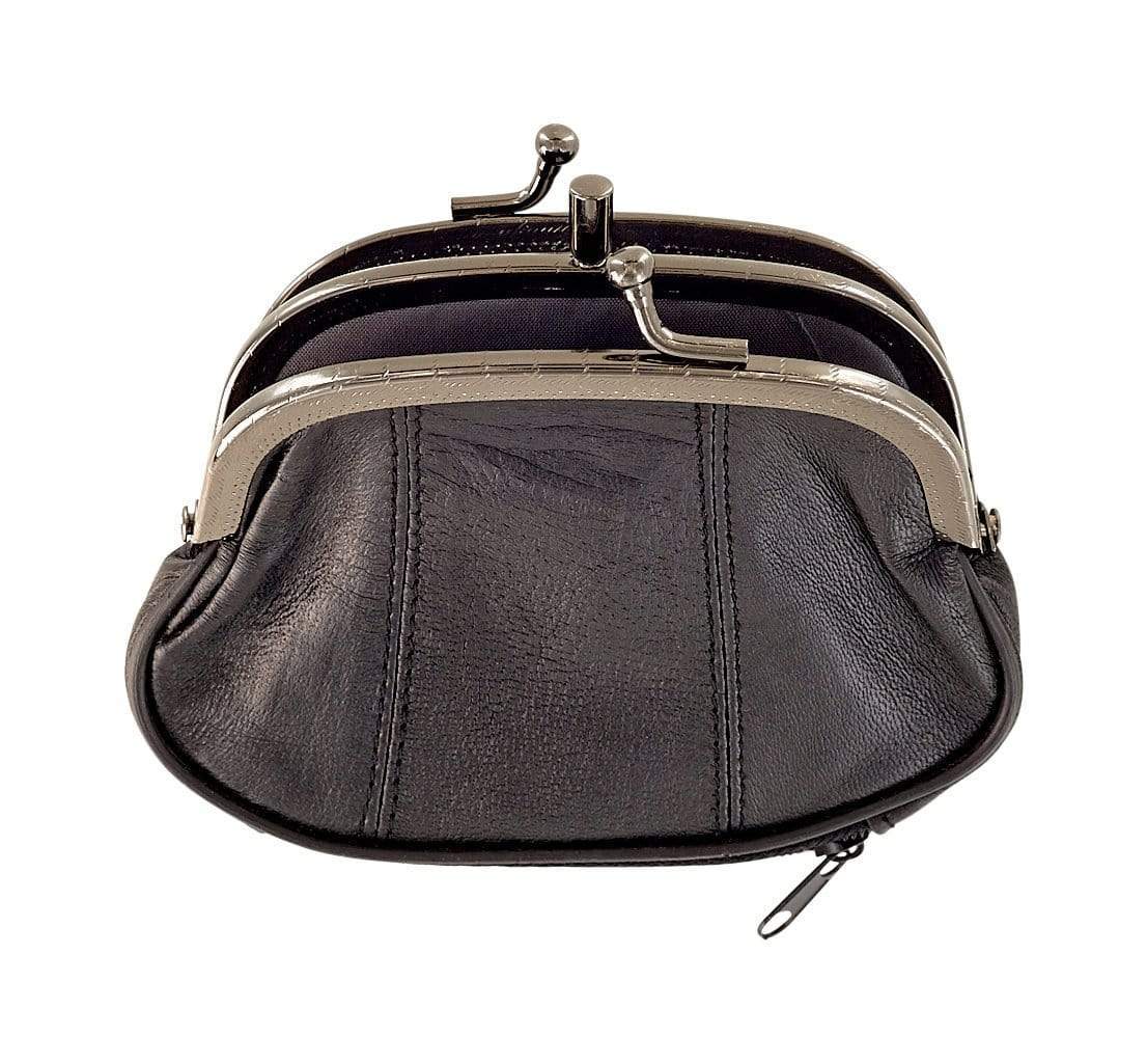 Unsiex PU Leather Wallet Zipper Coin Purse Simple Pouch Change Holder Case  Gift | eBay