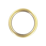 Ohio Travel Bag Rings & Slides 1 1/2" Antique Brass, Cast Round Ring, Zinc Alloy, #P-2772-ANTB P-2772-ANTB