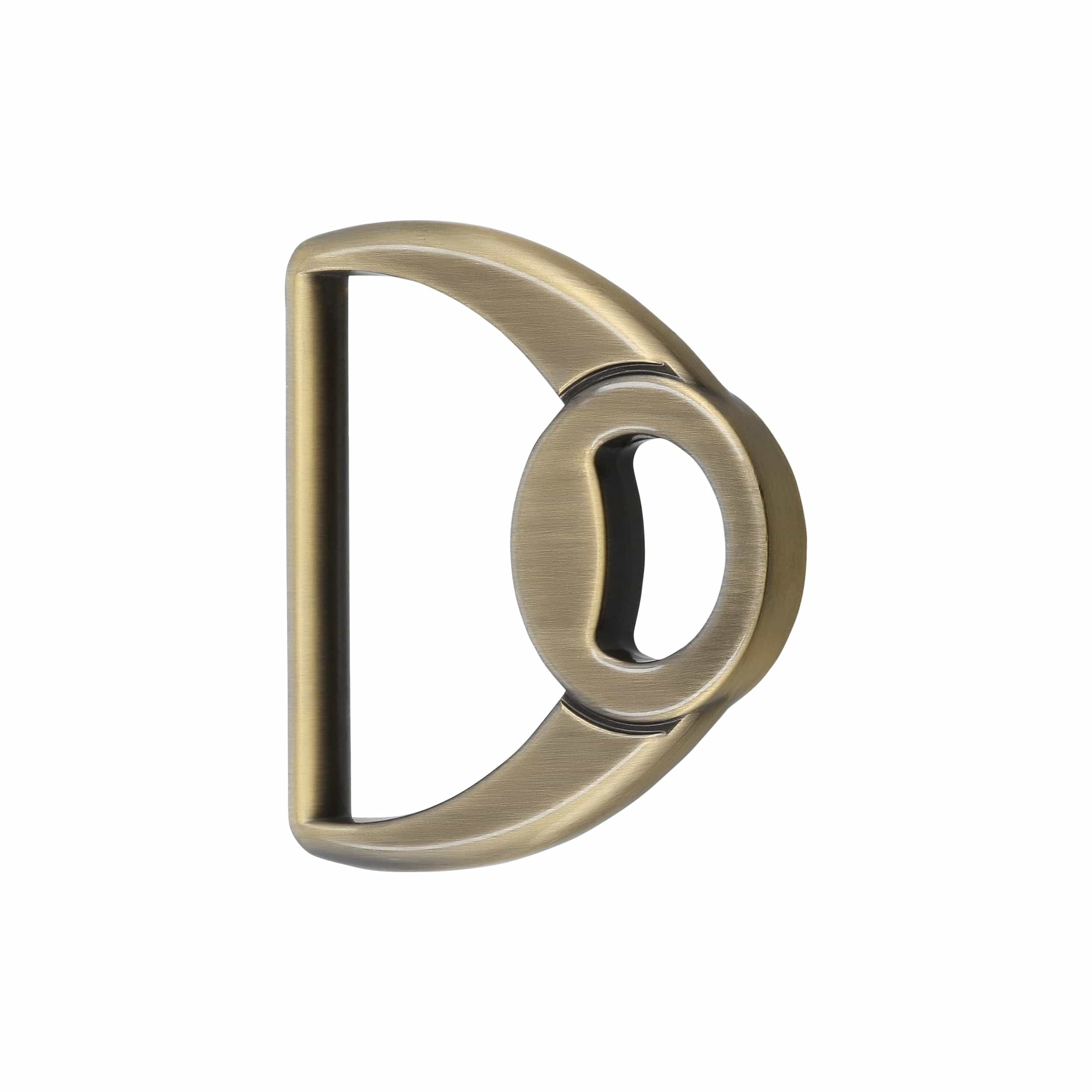 Antique brass d on sale rings