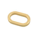 Ohio Travel Bag Rings & Slides 11/16" Shiny Gold, Oval Flat Ring, Zinc Alloy, #P-2555-GOLD P-2555-GOLD