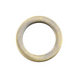 Ohio Travel Bag Rings & Slides 3/4" Antique Brass, Cast Flat Round Ring, Zinc Alloy, #P-2553-ANTB P-2553-ANTB