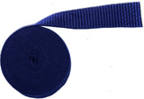 Ohio Travel Bag Strapping 1-1/2" Navy, Webbing Medium Weight, PolyPropylene, #12-1-1-2M-NVY 12-1-1-2M-NVY