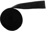 Ohio Travel Bag Strapping 1" Black, Webbing Medium Weight, PolyPropylene, #12-1-BLK 12-1-BLK