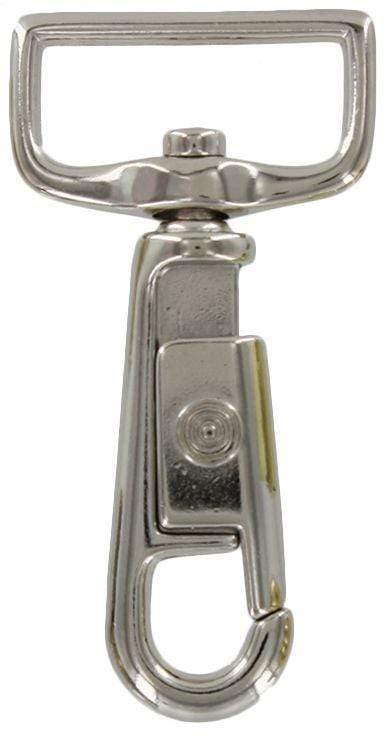 Ohio Travel Bag Swivel Snaps 1" Nickel, Artisan Swivel Snap Hook, Zinc Alloy, #P-1617-NP P-1617-NP