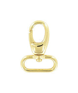 Ohio Travel Bag Swivel Snaps 1" Shiny Gold, Lever Swivel Snap Hook, Zinc Alloy, #P-2274-GOLD P-2274-GOLD