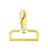 Ohio Travel Bag Swivel Snaps 2" Brass, Lever Swivel Snap Hook, Zinc Alloy, #P-2027-BP P-2027-BP