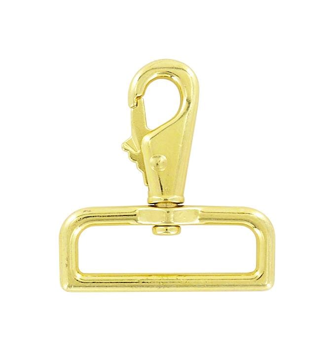 Ohio Travel Bag Swivel Snaps 2" Brass, Lever Swivel Snap Hook, Zinc Alloy, #P-2027-BP P-2027-BP