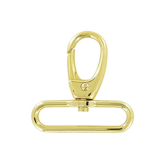 Ohio Travel Bag Swivel Snaps 2" Shiny Gold, Lever Swivel Snap Hook, Zinc Alloy, #P-3139-GOLD P-3139-GOLD