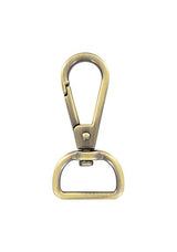 Ohio Travel Bag Swivel Snaps 3/4" Antique Brass, Lever Swivel Snap Hook, Zinc Alloy, #P-3180-ANTB P-3180-ANTB