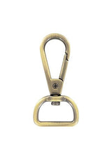 Ohio Travel Bag Swivel Snaps 3/4" Antique Brass, Lever Swivel Snap Hook, Zinc Alloy, #P-3180-ANTB P-3180-ANTB