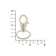 Ohio Travel Bag Swivel Snaps 3/4" Nickel, Swivel Snap Hook, Zinc Alloy, #P-2081-NP P-2081-NP