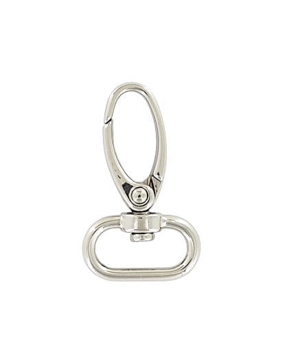 Ohio Travel Bag Swivel Snaps 3/4" Shiny Nickel, Swivel Snap Hook, Zinc Alloy-5pk, #P-3079-NIC P-3079-NIC