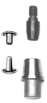 Ohio Travel Bag Tools Dies for 510D, 512D, 515D, A-311 & A-312 Jiffy Rivet, #T-1258 T-1258