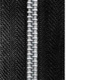 Ohio Travel Bag Zippers #5, Black, YKK Zipper Chain, Zinc Alloy, #5M-BLK-ALUM 5M-BLK-ALUM