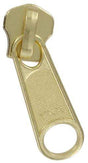 Ohio Travel Bag Zippers #7 Brass, YKK Long Tab Swivel Slider, Zinc Alloy, #7M-3-BP 7M-3-BP